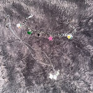 Marc By Marc Jacobs Silver Charm Necklace